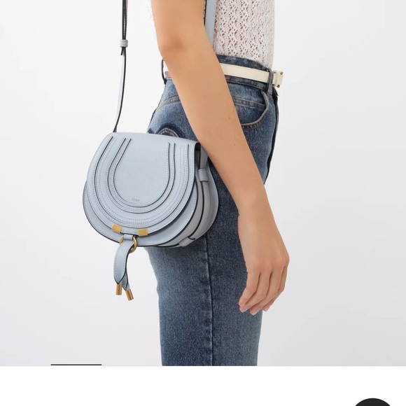 Chloe- MARCIE SADDLE BAG IN GRAINED LEATHER - Picture 2 of 10